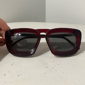Grey Ant Red Urlike Sunglasses- NEVER WORN